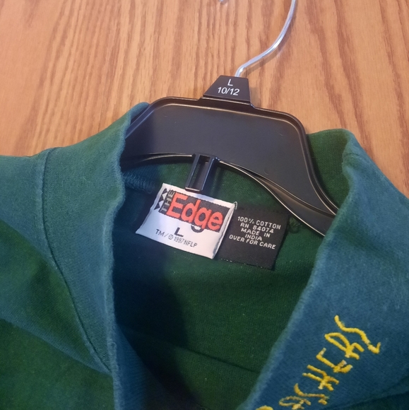 Vintage 90's Green Bay Packers NFL long sleeve mock turtleneck men's size large - Picture 4 of 5